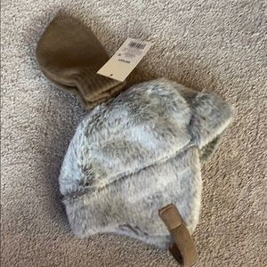 Baby Boy hat and Mitten set